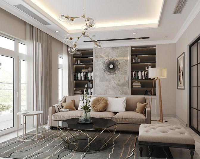 10 Ý tưởng thiết kế nội thất phòng khách cho căn chung cư