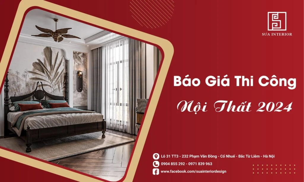 báo giá thi công nội thất