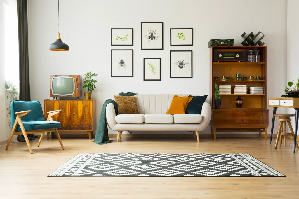 nội thất phong cách retro