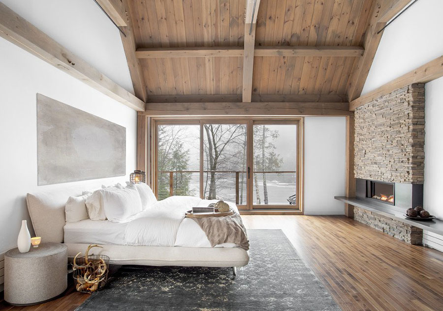 phòng ngủ phong cách nội thất Rustic