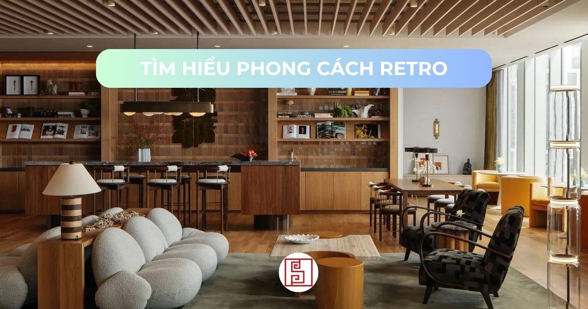 phong cách nội thất retro