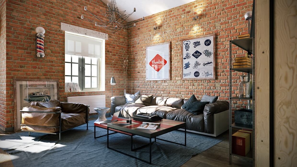 đặc điểm phong cách công nghiệp Industrial