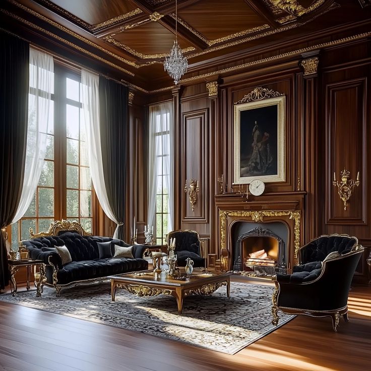 phong cách nội thất luxury