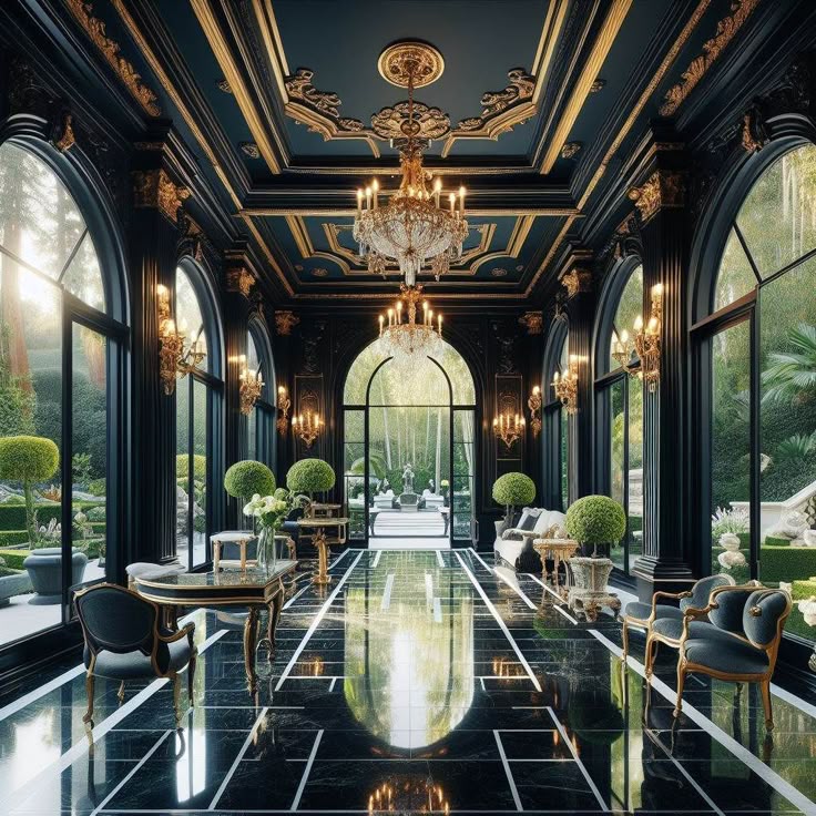 nhà phong cách luxury