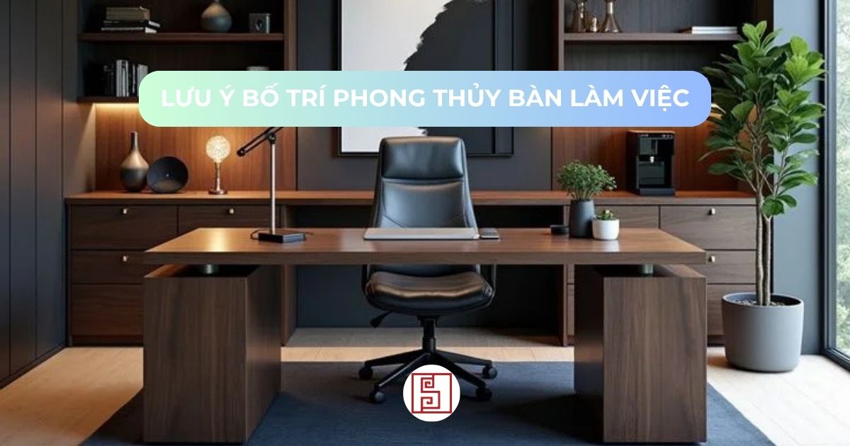Phong thủy bàn làm việc cho dân văn phòng và làm việc tại nhà 2025
