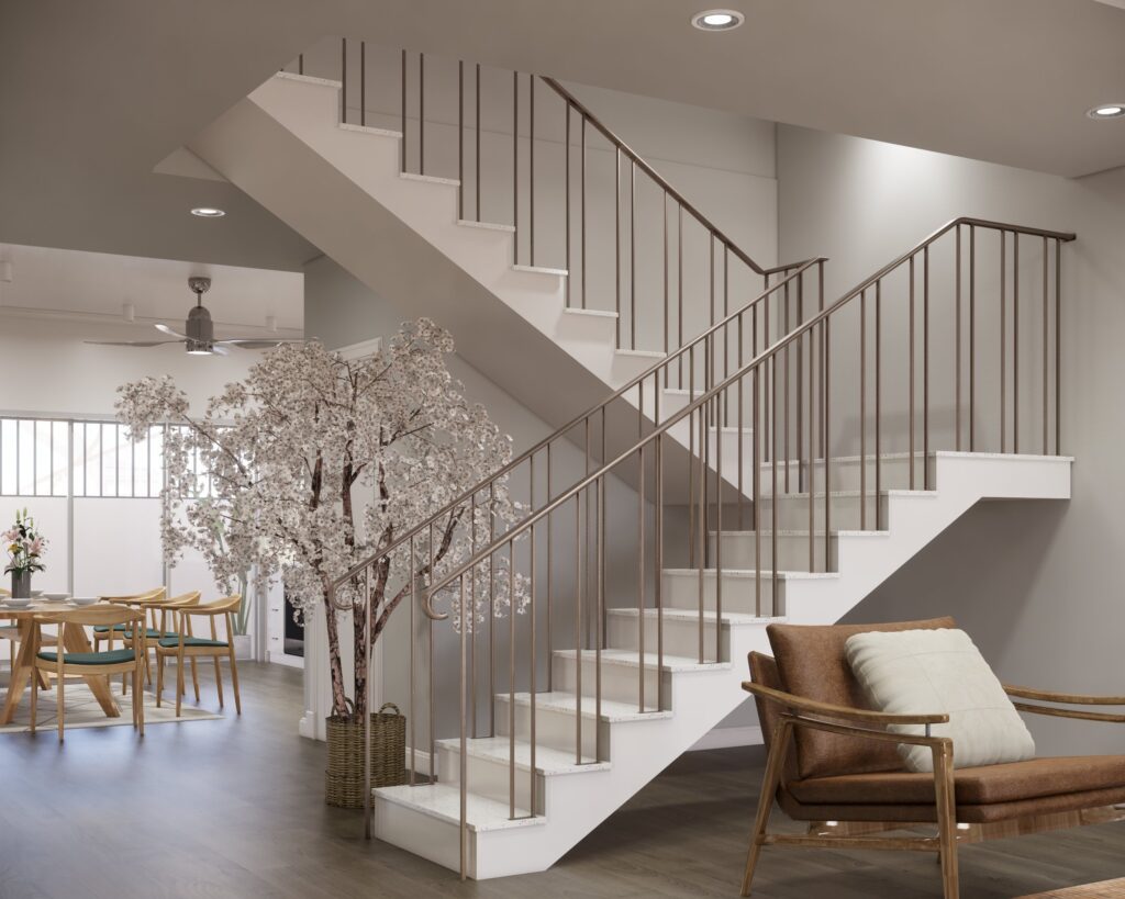 Cầu thang 23 bậc có tốt không? Cách hóa giải và lưu ý thiết kế an toàn 8 bậc cầu thang 23 bậc