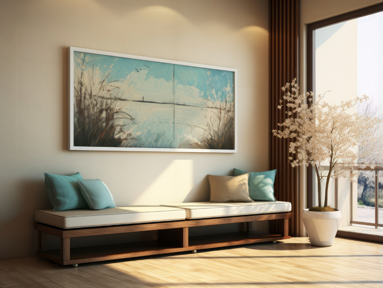 quy tắc treo tranh trong nhà