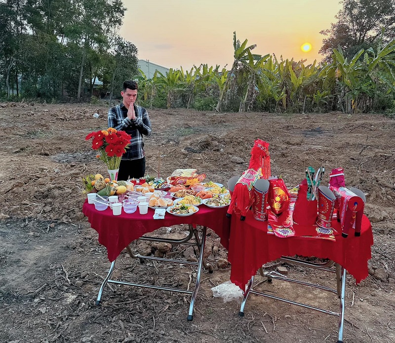 trả lễ mượn tuổi làm nhà