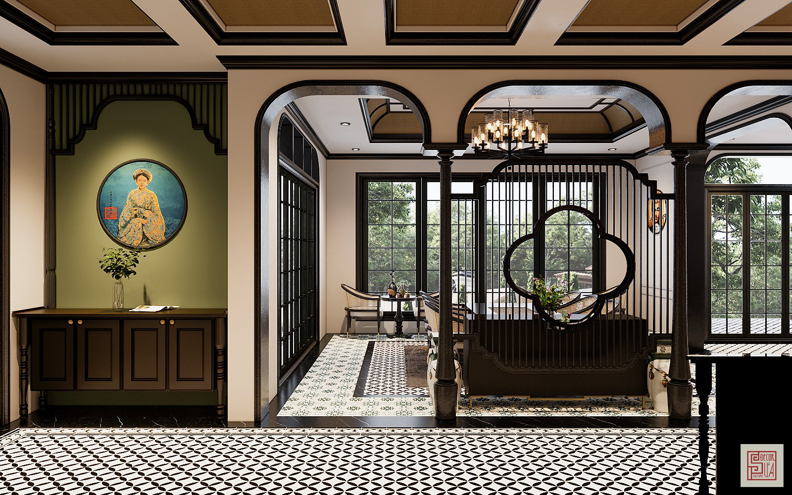 gạch bông indochine