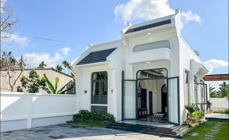nhà cấp 4 phong cách indochine