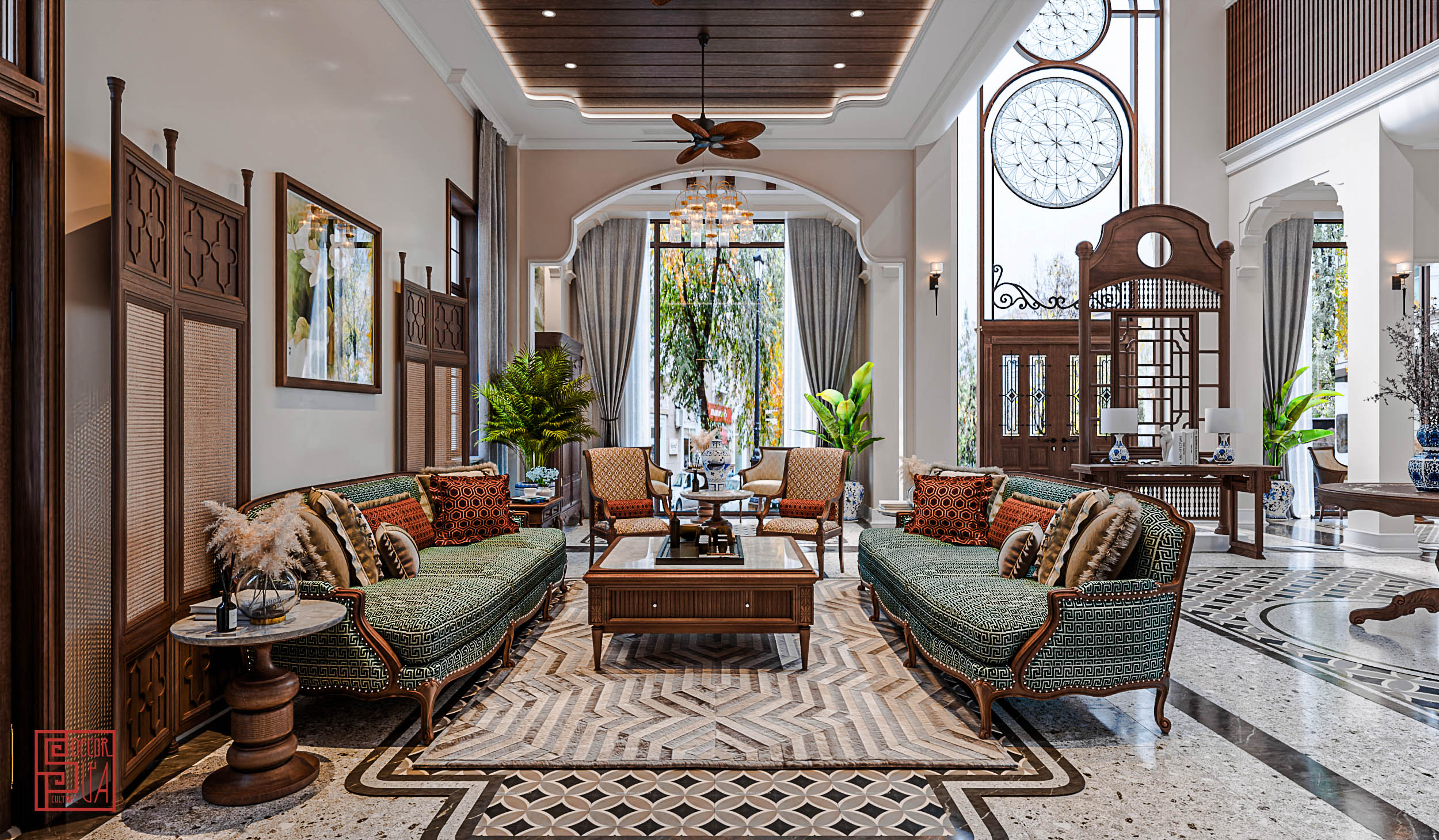 gạch bông indochine