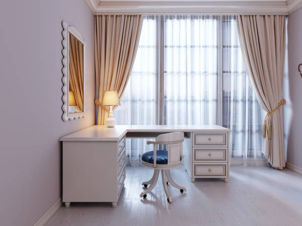 bàn trang điểm kết hợp bàn làm việc