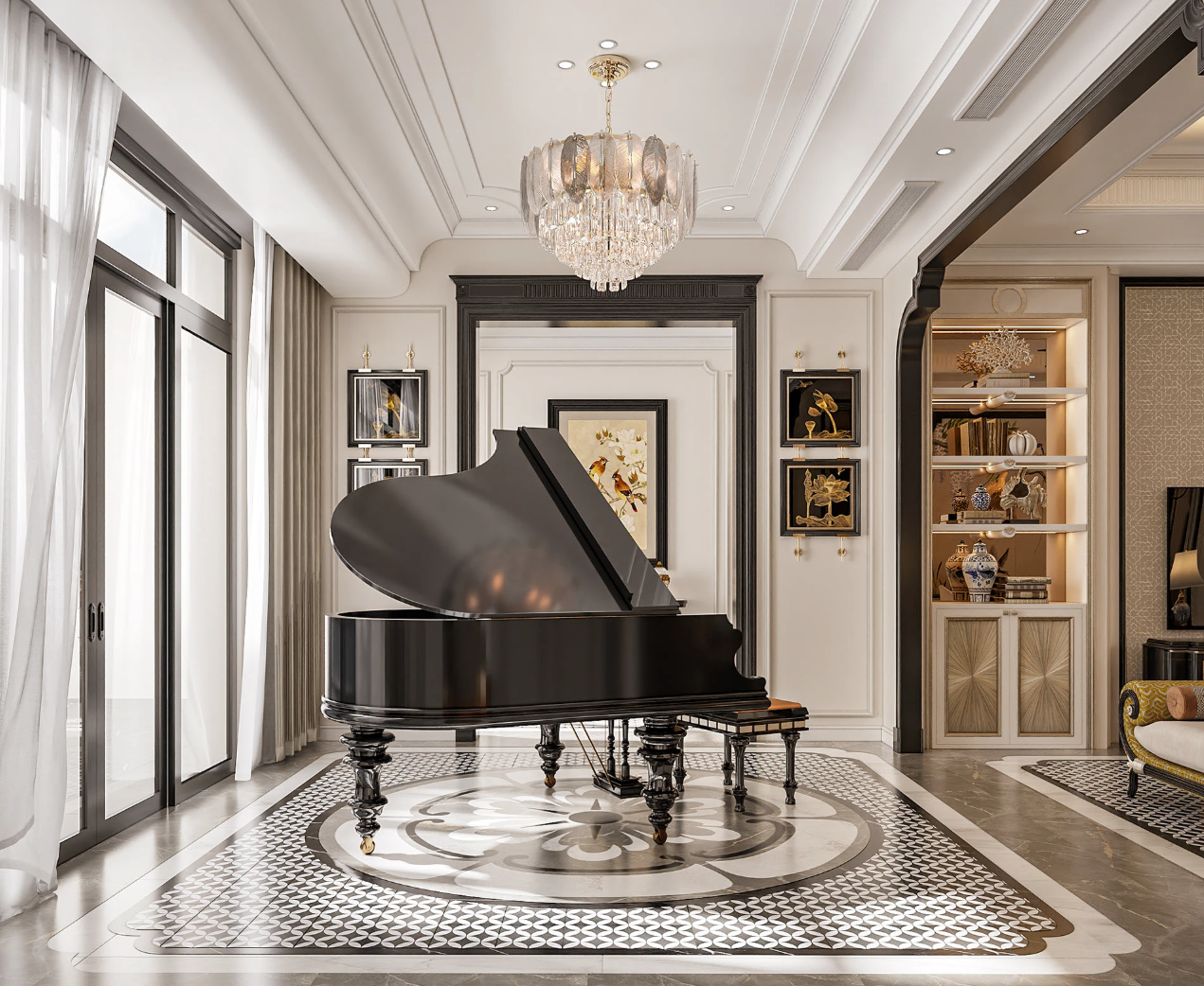 TOP 5 Mẫu thiết kế nội thất căn hộ phong cách Indochine đẹp, tối ưu công năng 28 căn hộ phong cách indochine