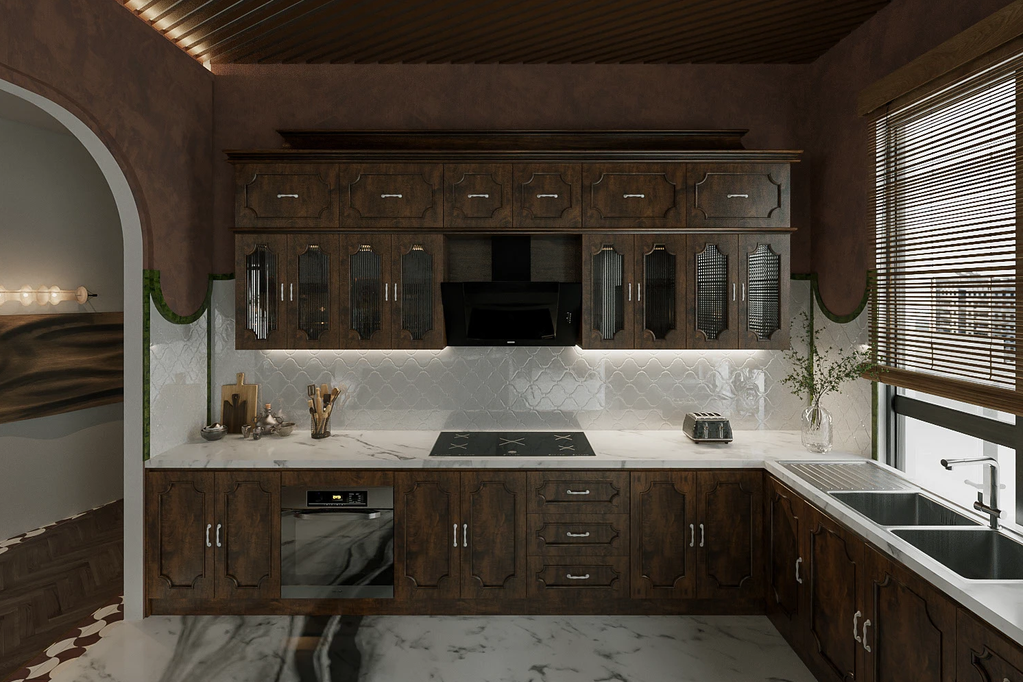 TOP 5 Mẫu thiết kế nội thất căn hộ phong cách Indochine đẹp, tối ưu công năng 5 căn hộ phong cách indochine