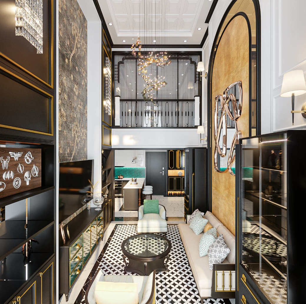 TOP 5 Mẫu thiết kế nội thất căn hộ phong cách Indochine đẹp, tối ưu công năng 16 căn hộ phong cách indochine