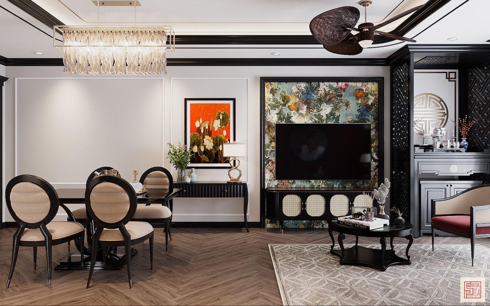 15 Mẫu phòng thờ indochine đẹp, uy nghiêm và hợp phong thủy 15 phòng thờ indochine