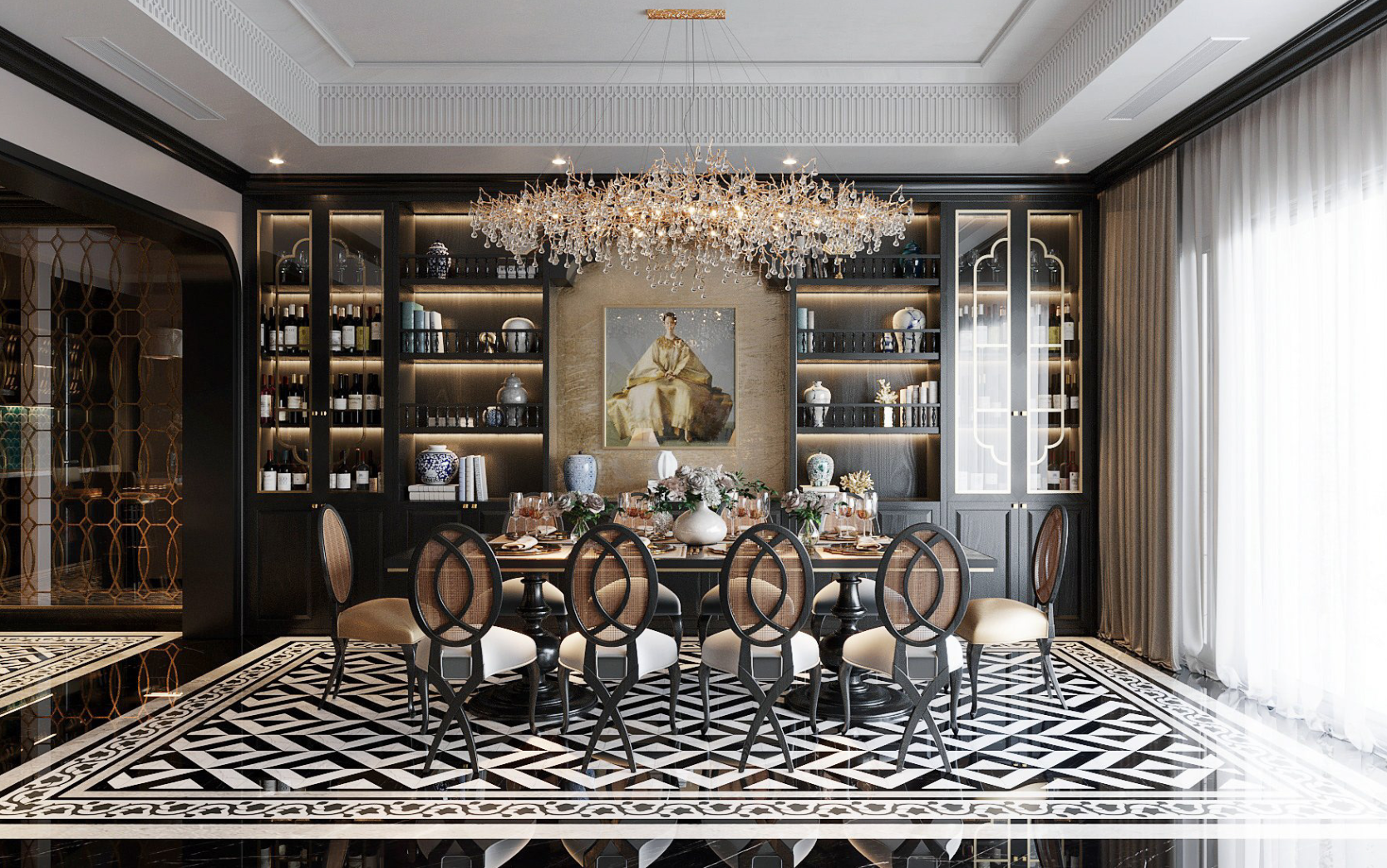 TOP 5 Mẫu thiết kế nội thất căn hộ phong cách Indochine đẹp, tối ưu công năng 20 căn hộ phong cách indochine