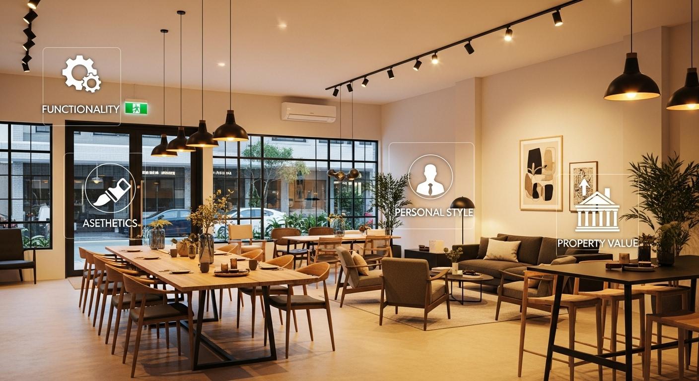 lưu ý khi thiết kế nội thất shophouse