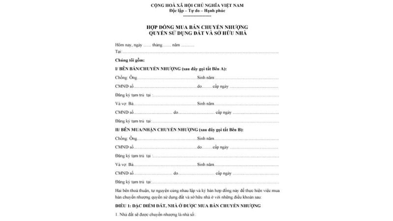 giấy chuộc nhà khi mượn tuổi 