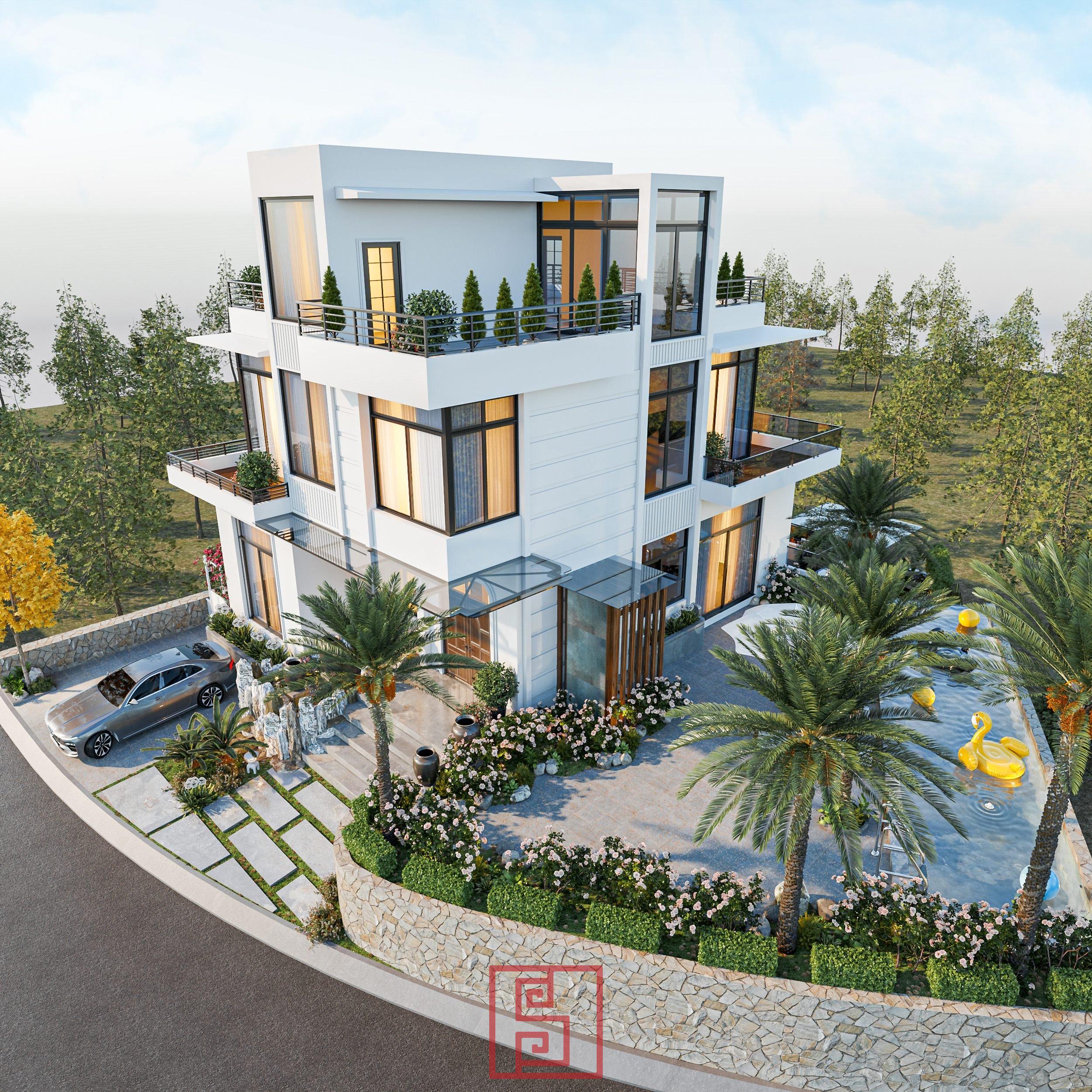 Thiết kế biệt thự tại Hòa bình