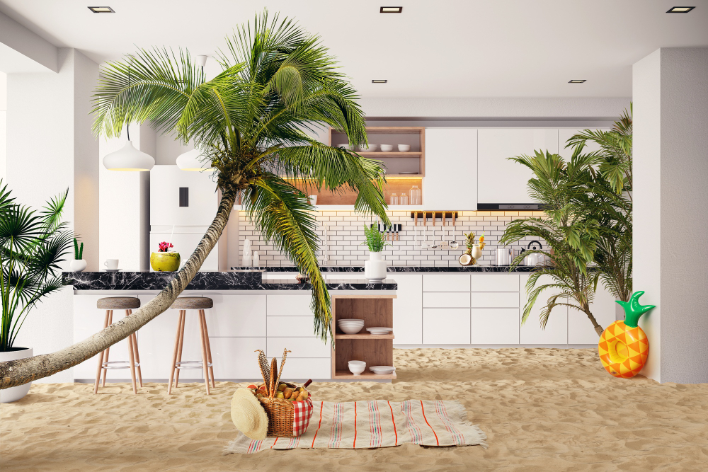 Biophilic Design là gì? Thiết kế sinh học kết nối thiên nhiên 2025 18 Biophilic Design Phòng bếp