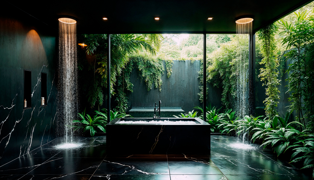 Biophilic Design là gì? Thiết kế sinh học kết nối thiên nhiên 2025 19 Biophilic Design Phòng tắm