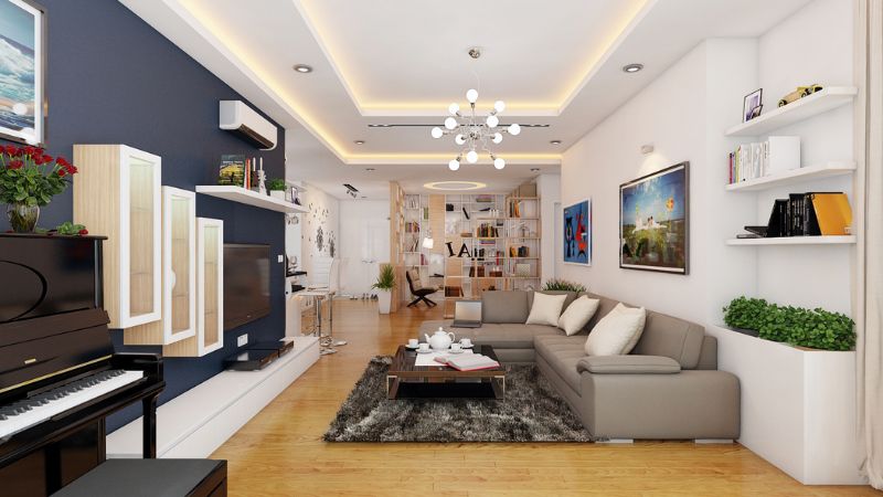 bảng màu sơn nhà chung cư