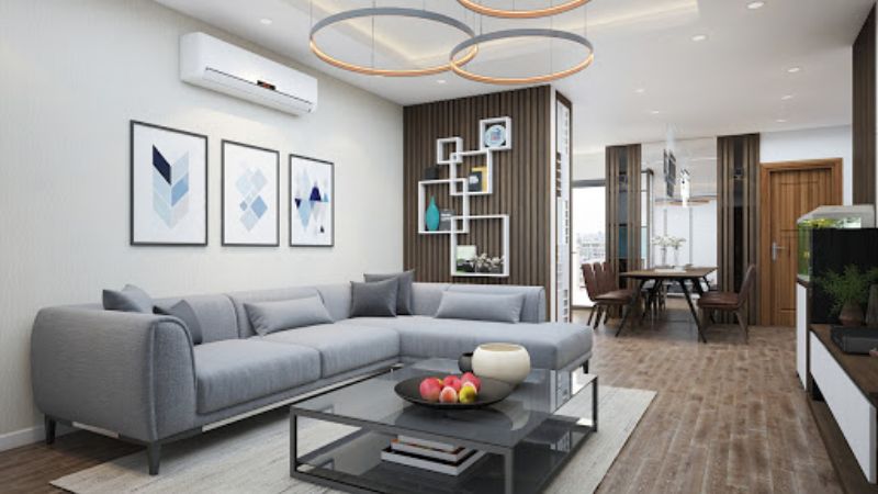 màu sơn căn hộ chung cư hiện đại