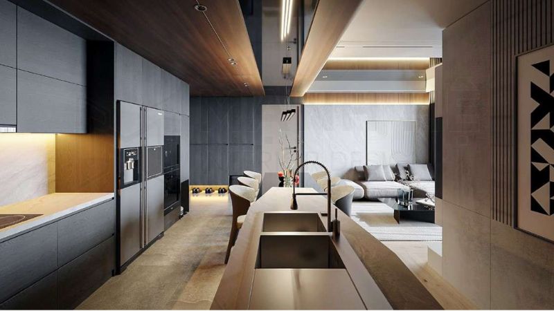 màu sơn căn hộ chung cư hiện đại