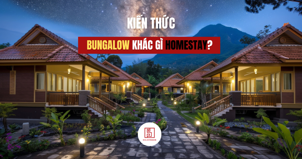 bungalow khác gì homestay