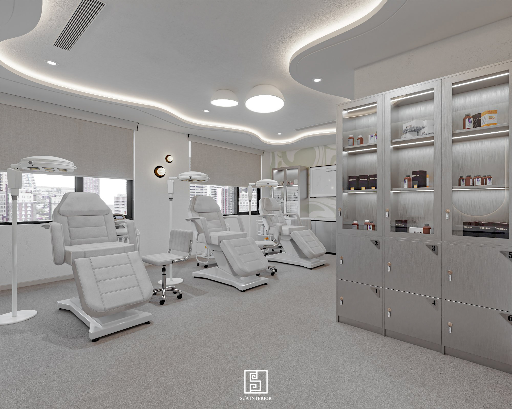 thiết kế thẩm mỹ viện tại Vĩnh Phúc