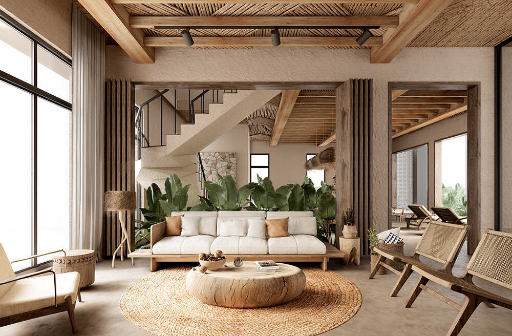 Đặc điểm nội thất nhà 2 tầng Địa Trung Hải