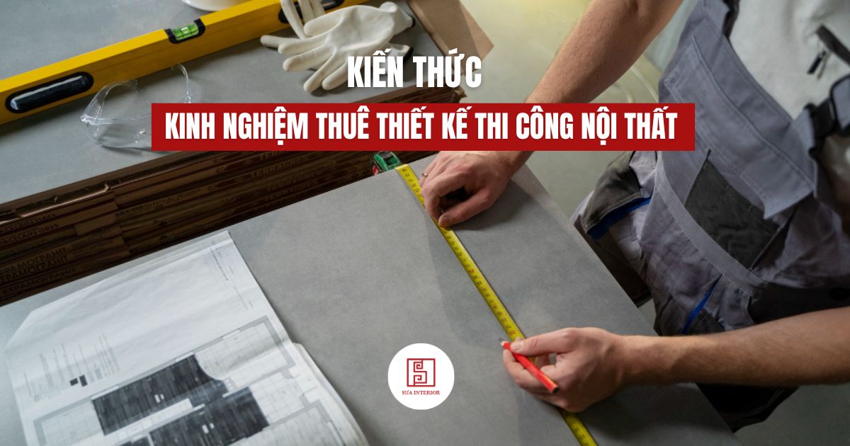 kinh nghiệm thuê thiết kế thi công nội thất