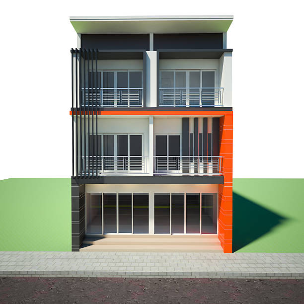 mẫu thiết kế nhà 7x20 vừa ở vừa kinh doanh