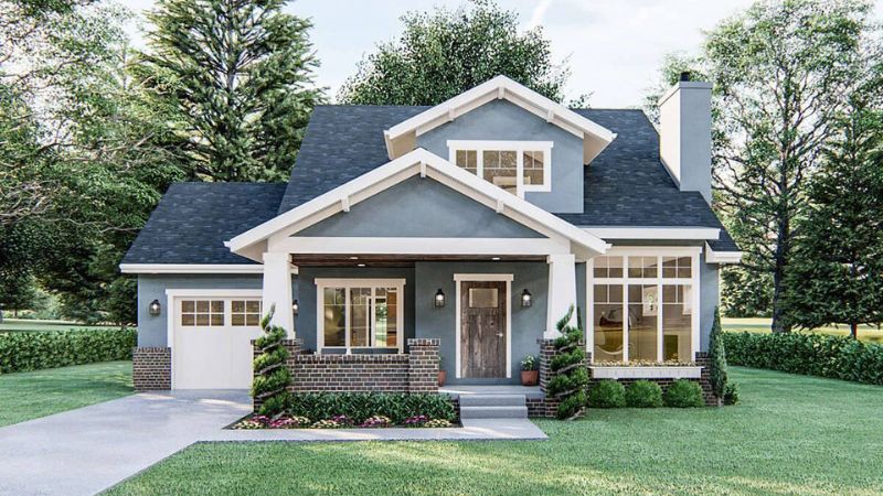 Nhà Bungalow là gì? Top mẫu nhà đẹp và đơn giản 2025 2 mẫu nhà bungalow đẹp giá rẻ