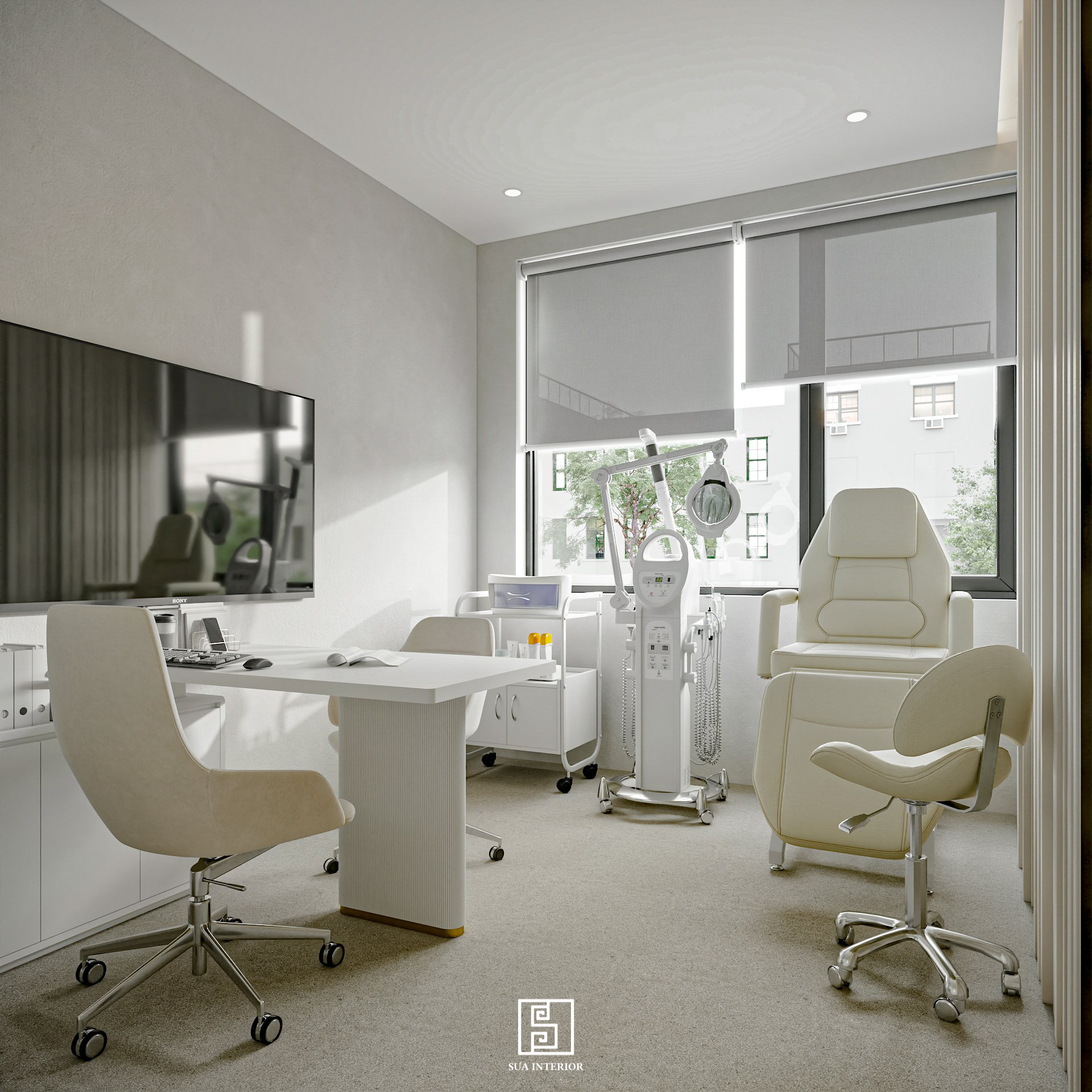 thiết kế thẩm mỹ viện tại Vĩnh Phúc