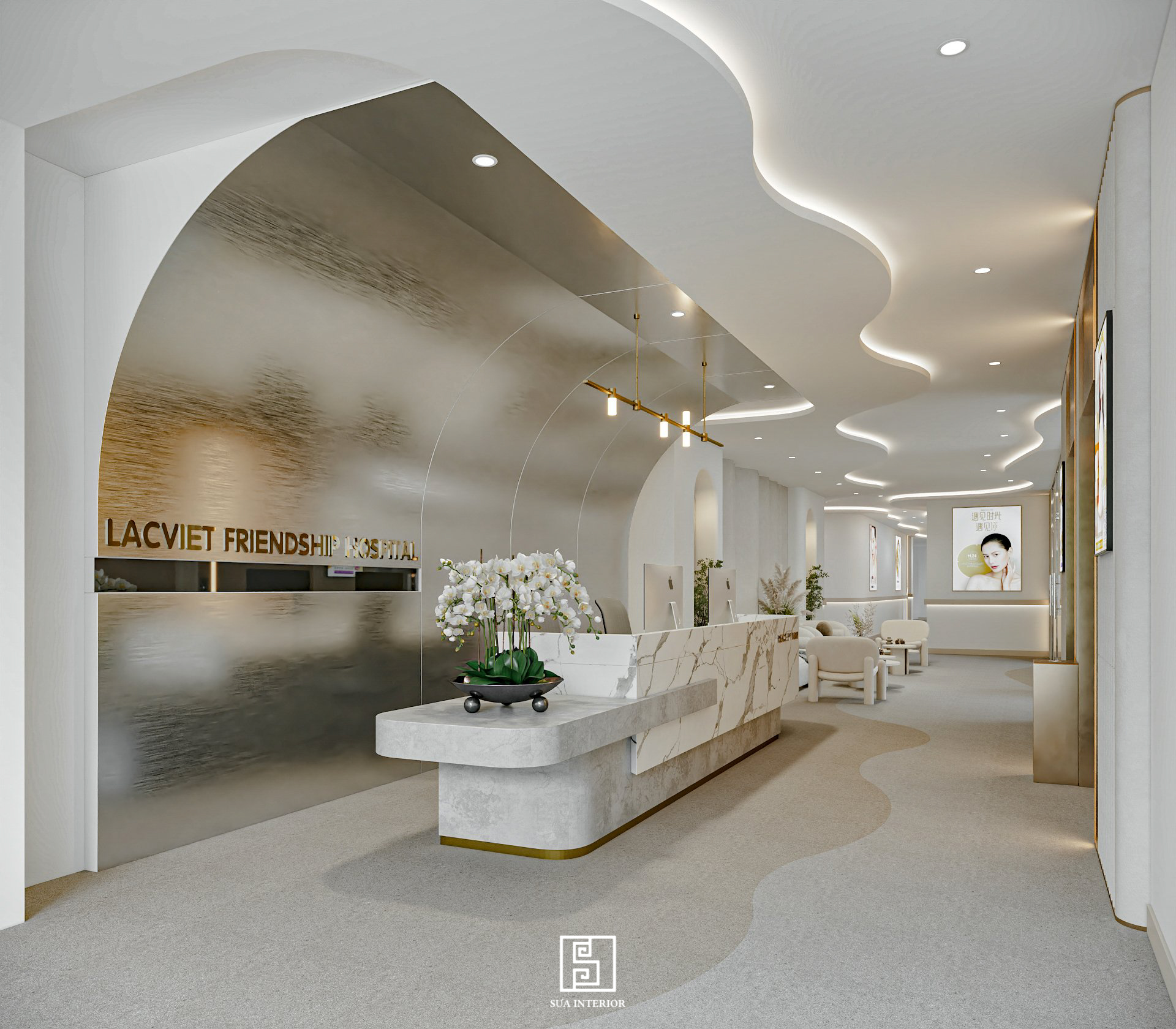 thiết kế thẩm mỹ viện tại Vĩnh Phúc