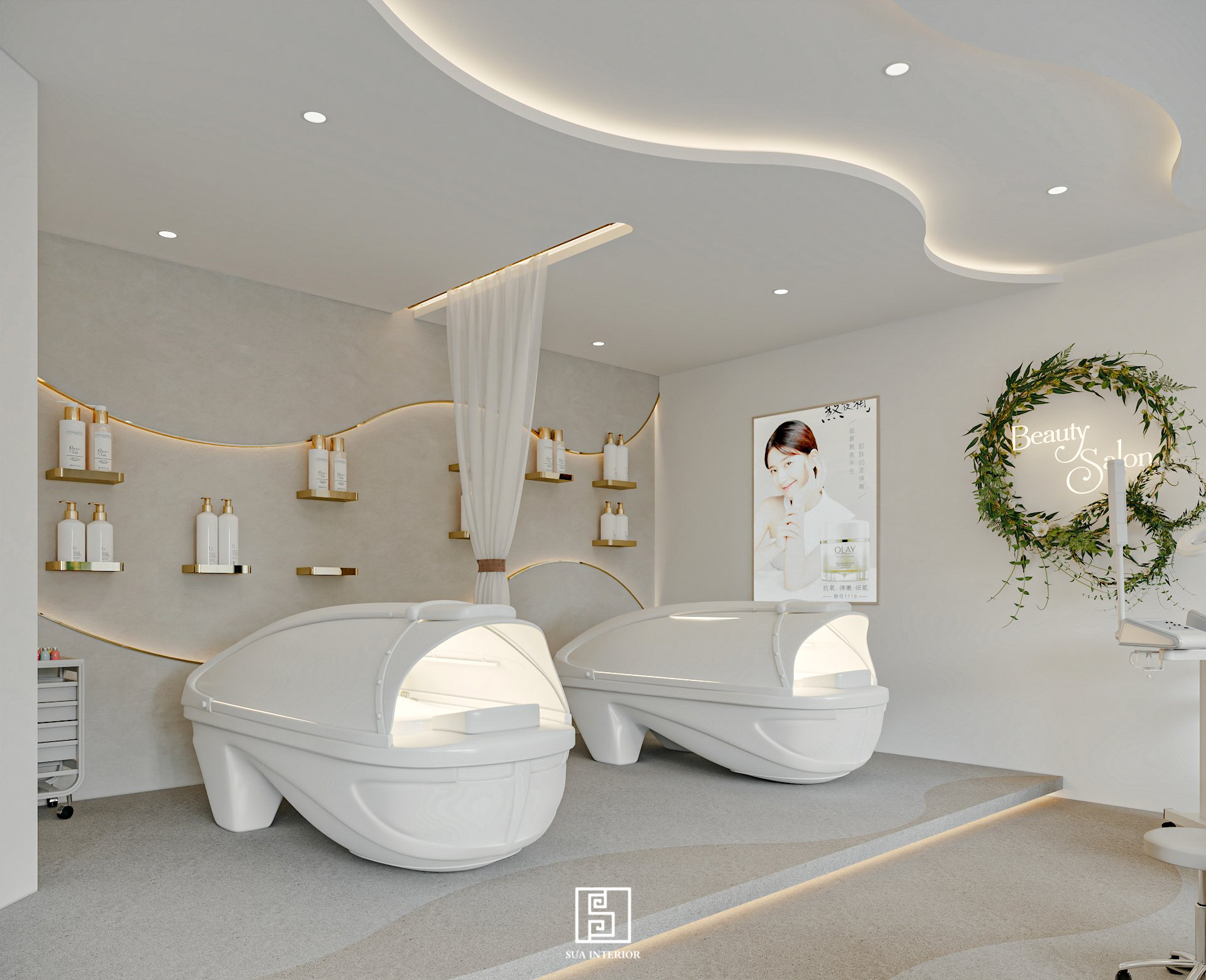 thiết kế thẩm mỹ viện tại Vĩnh Phúc