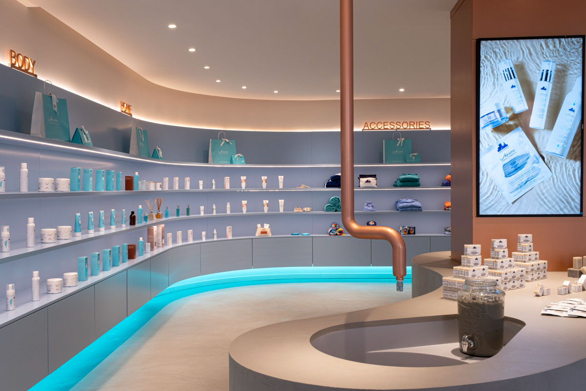 thiết kế shop mỹ phẩm