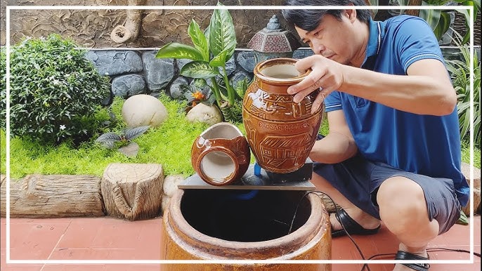 thiết kế tiểu cảnh chum