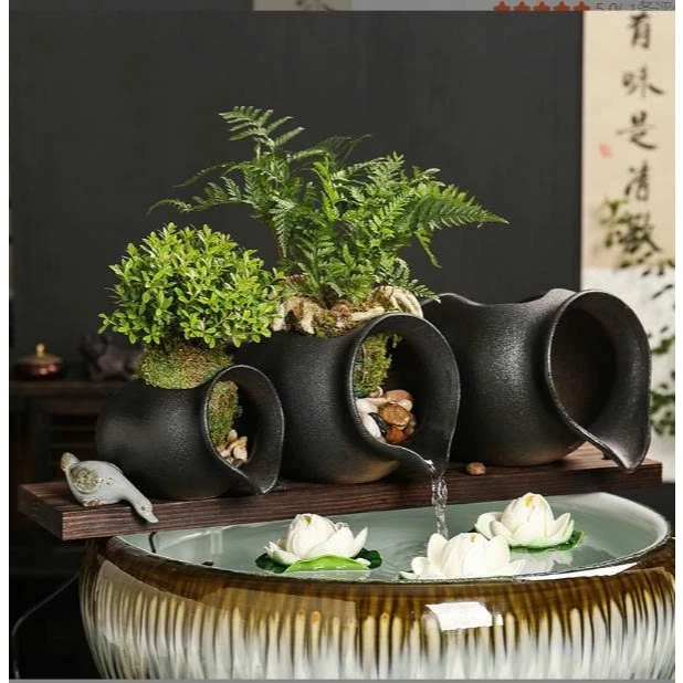 chum vại trang trí sân vườn