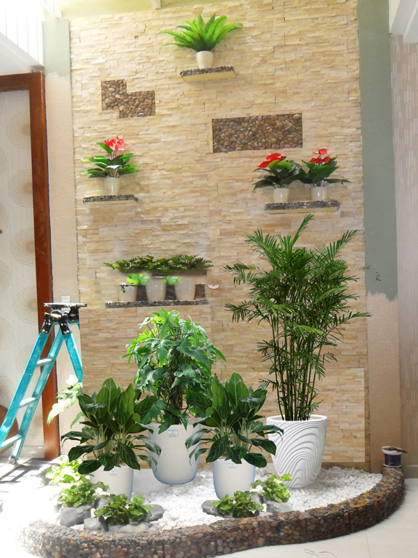 tiểu cảnh khô phòng khách