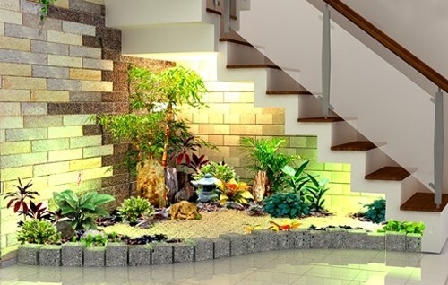tiểu cảnh khô trong nhà