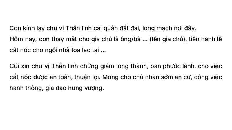 văn khấn cất nóc nhà mượn tuổi