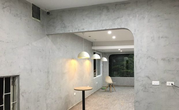 thi công vữa hiệu ứng