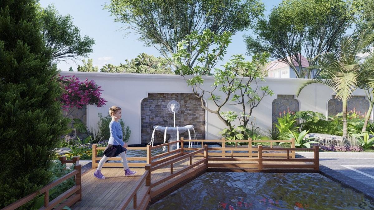 Sân vườn Địa Trung Hải: Top mẫu thiết kế đẹp 2025 16 sân vườn phong cách địa trung hải