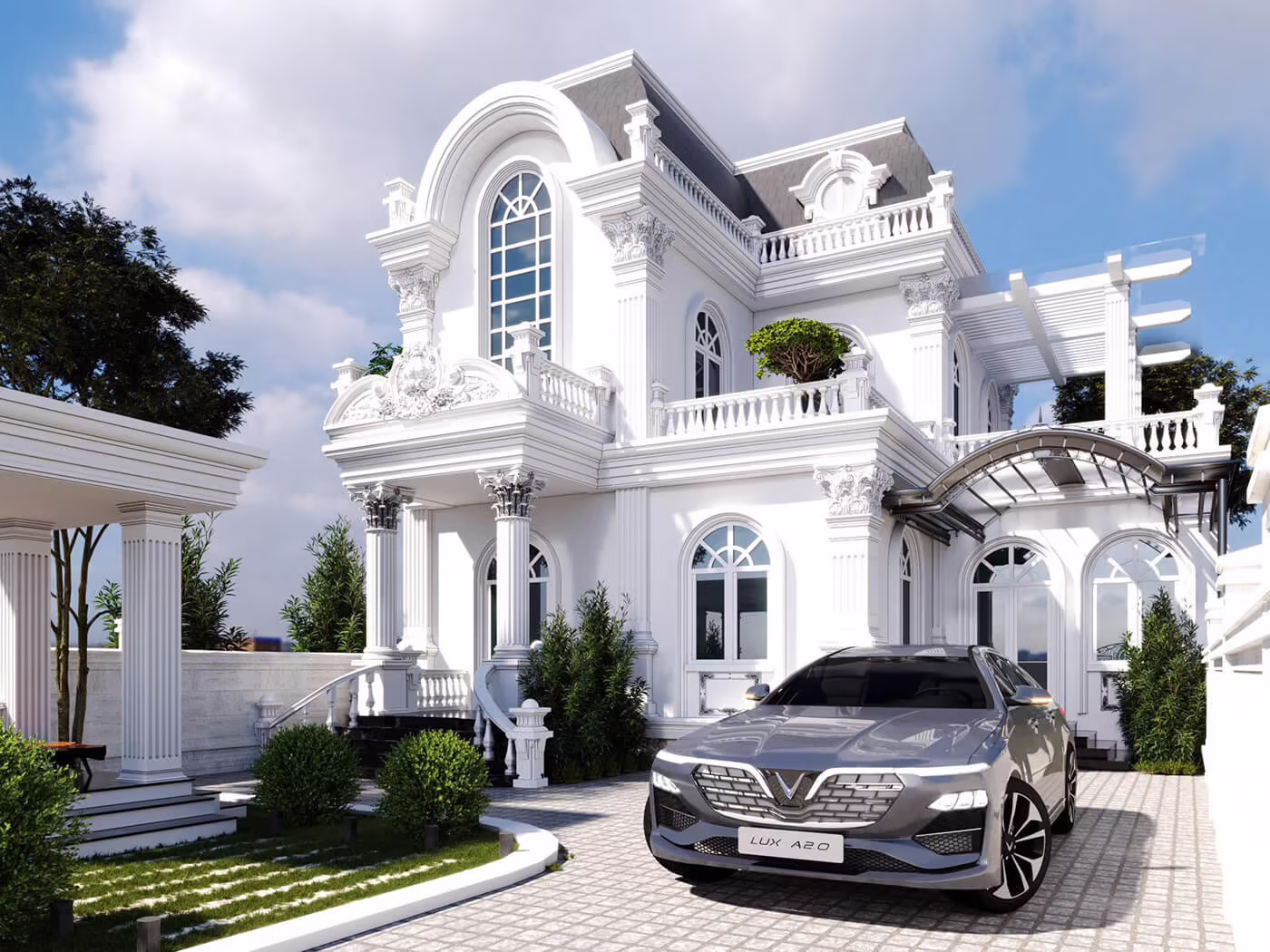 Thi công biệt thự tại nghệ an