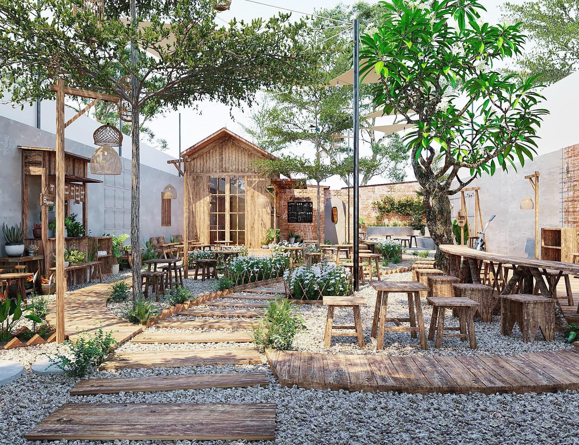 thi công quán cà phê tại Hà Nội