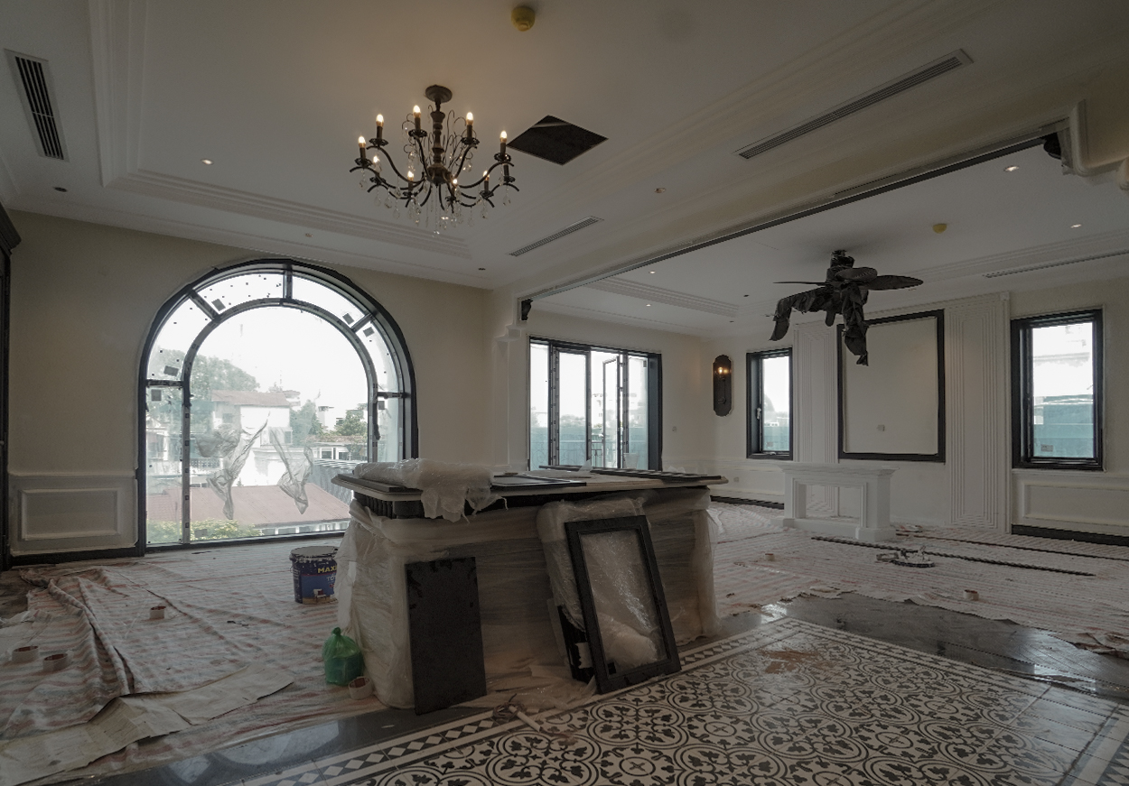 thi công biệt thự tại Cao Bá Quát Hà Nội