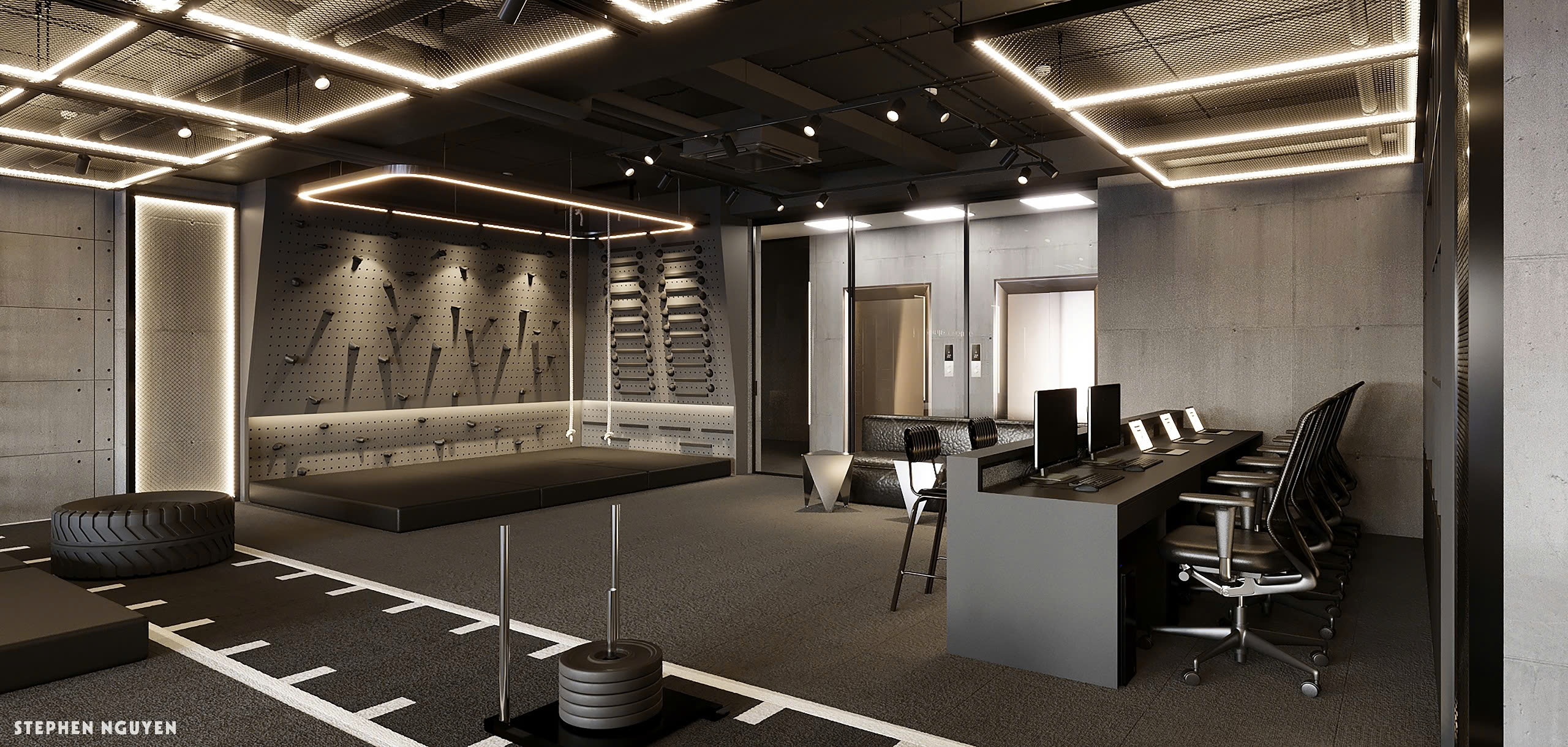 Thiết kế phòng gym tại Hà Nội 4 thiết kế phòng gym tại Hà Nội